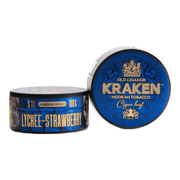 Табак Kraken Medium Seco Lychee strawberry (Личи и клубника) 100 гр в Сыктывкаре