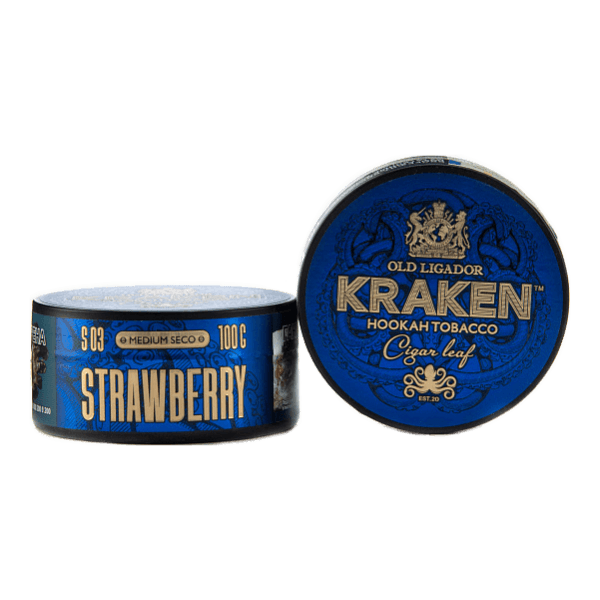 Табак Kraken Medium Seco Strawberr (Клубника) 100 гр в Сыктывкаре