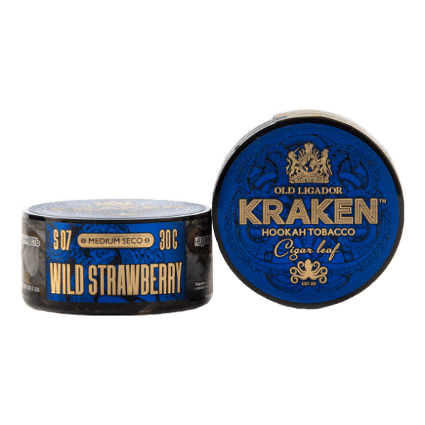 Табак Kraken Medium Seco wild strawberry (Земляника) 30 гр в Сыктывкаре