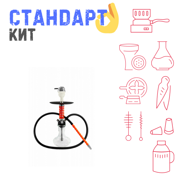 Набор с кальяном  Mamay Customs Micro Coilovers Red СТАНДАРТ в Сыктывкаре