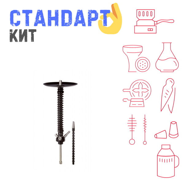 Набор с кальяном  Mamay Customs Coilovers v12 Черный СТАНДАРТ в Сыктывкаре