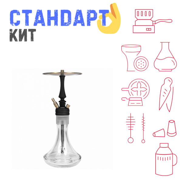 Набор с кальяном  Hoob Mars Mini Black СТАНДАРТ в Сыктывкаре