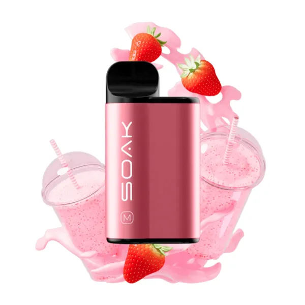 SOAK M Strawberry Cream dream (Клубничный милкшейк), 4000 тяг в Сыктывкаре