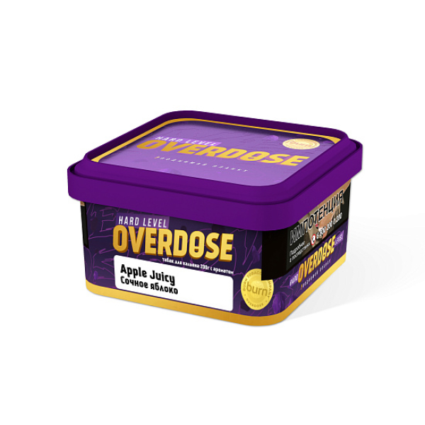 Табак OVERDOSE APPLE JUICY 200 гр в Сыктывкаре