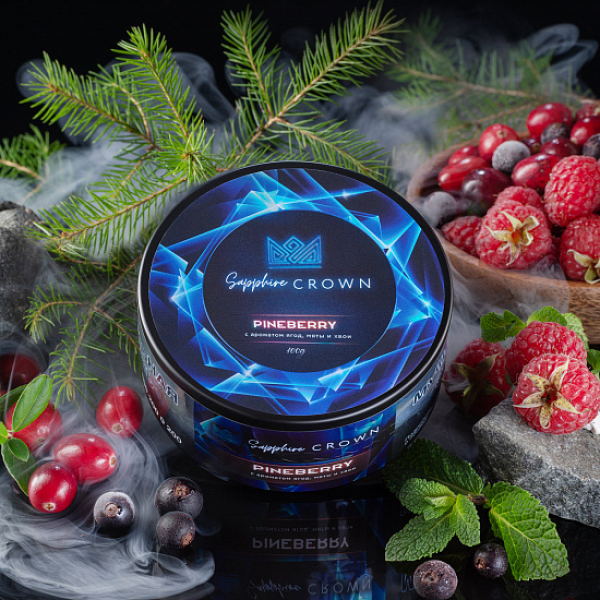 Табак Sapphire Crown Pineberry (Ягоды хвоя Мята) 100 гр в Сыктывкаре