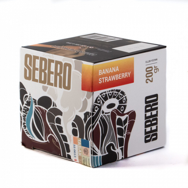 Табак SEBERO BANANA STRAWBERRY 200 грамм в Сыктывкаре