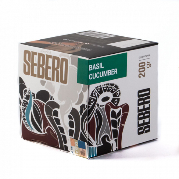 Табак SEBERO BASIL CUCUMBER 200 грамм в Сыктывкаре
