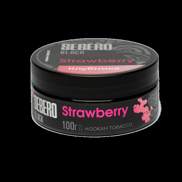 Табак SEBERO BLACK STRAWBERRY 100 гр в Сыктывкаре