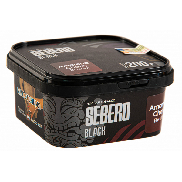 Табак SEBERO BLACK AMARENA CHERRY 200 гр в Сыктывкаре