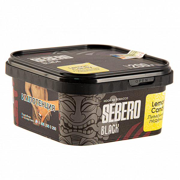 Табак SEBERO BLACK LEMON CANDY 200 гр в Сыктывкаре