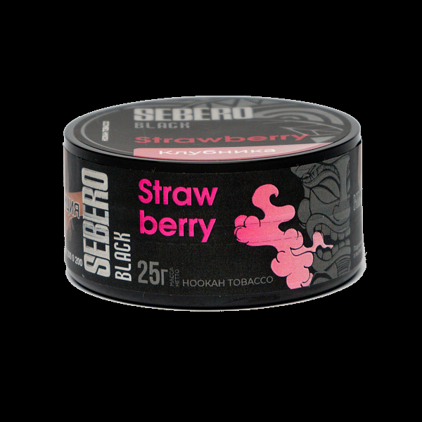 Табак SEBERO BLACK STRAWBERRY 25 гр в Сыктывкаре