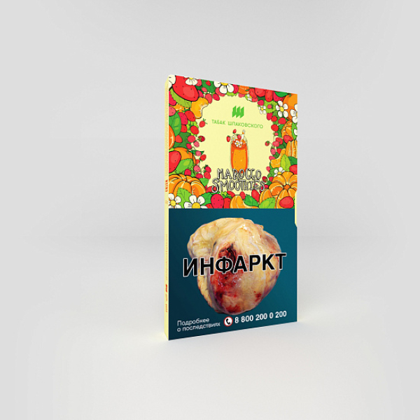 Табак ШПАКОВСКОГО MOROCCO SMOOTHIES (МАНДАРИНОВО ЗЕМЛЯНИЧНЫЙ СИМУЗИ) 40 гр в Сыктывкаре