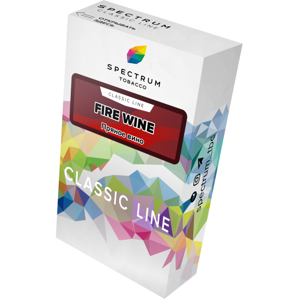 Табак Spectrum Classic fire wine 40 грамм в Сыктывкаре