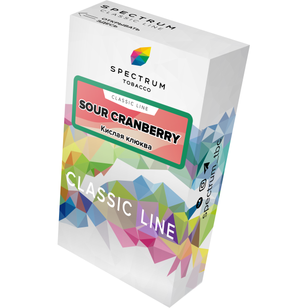 Табак Spectrum Classic sour cranberry 40 грамм в Сыктывкаре