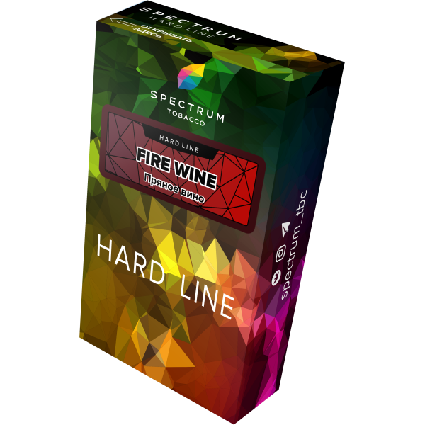 Табак Spectrum Hard fire wine 40 грамм в Сыктывкаре