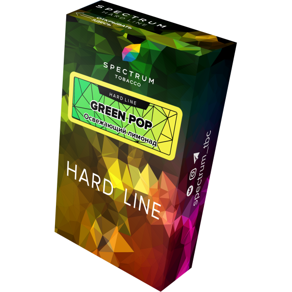Табак Spectrum Hard green pop 40 грамм в Сыктывкаре