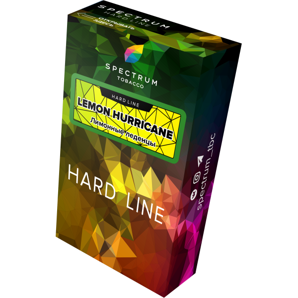 Табак Spectrum Hard lemon hurricane 40 грамм в Сыктывкаре