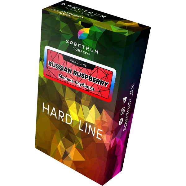 Табак Spectrum Hard russian raspberry 40 грамм в Сыктывкаре