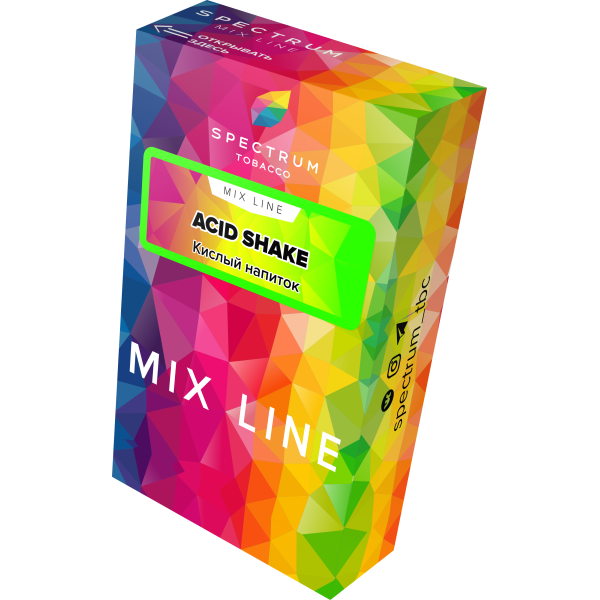 Табак Spectrum Mix Line Acid Shake 40 грамм в Сыктывкаре