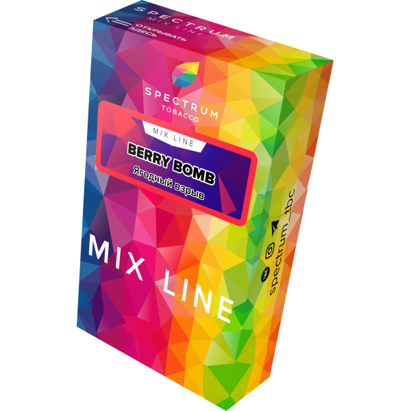 Табак Spectrum Mix Line Berry Bomb 40 грамм в Сыктывкаре