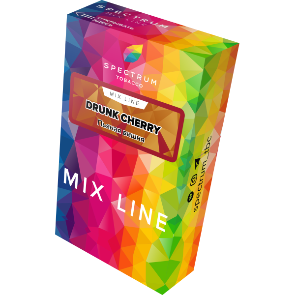 Табак Spectrum Mix Line Drunk Cherry 40 грамм в Сыктывкаре