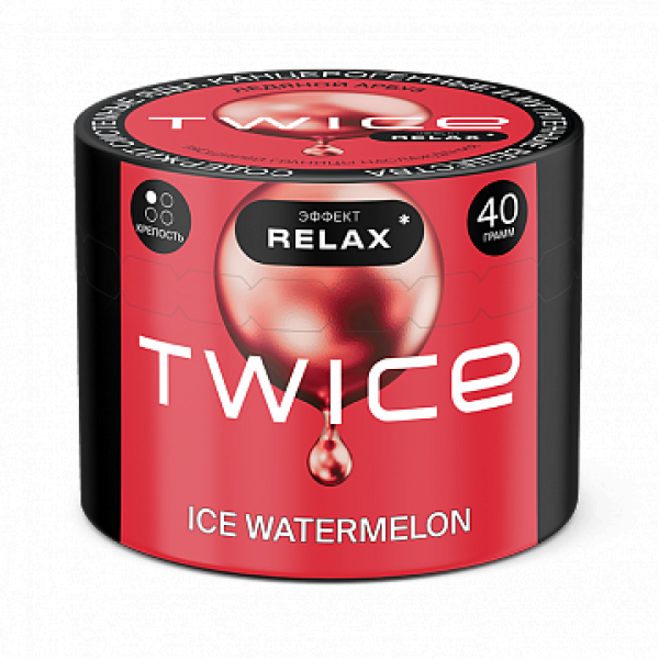 Табак TWICE Ice Watermelon (Ледяной арбуз) 40 гр в Сыктывкаре