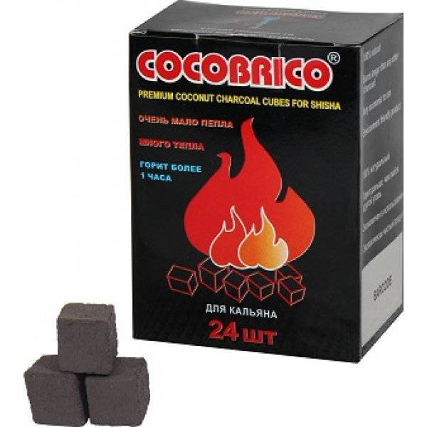 Уголь для кальяна CocoBrico 24 кубика в Сыктывкаре