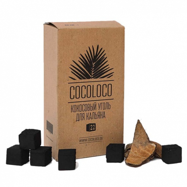 Кокосовый уголь Cocoloco 22мм в Сыктывкаре