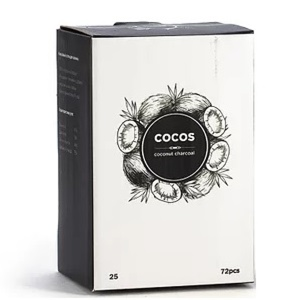 Кокосовый уголь Cocos 25мм для кальяна в Сыктывкаре