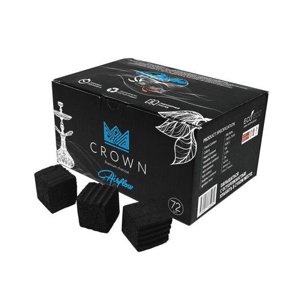 Уголь Crown Airflow Кокосовый 72 Шт (25 Мм) в Сыктывкаре