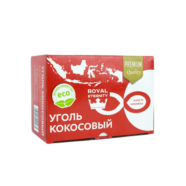 Кокосовый уголь Royal Eternity для кальяна (25 мм, 72 шт) в Сыктывкаре