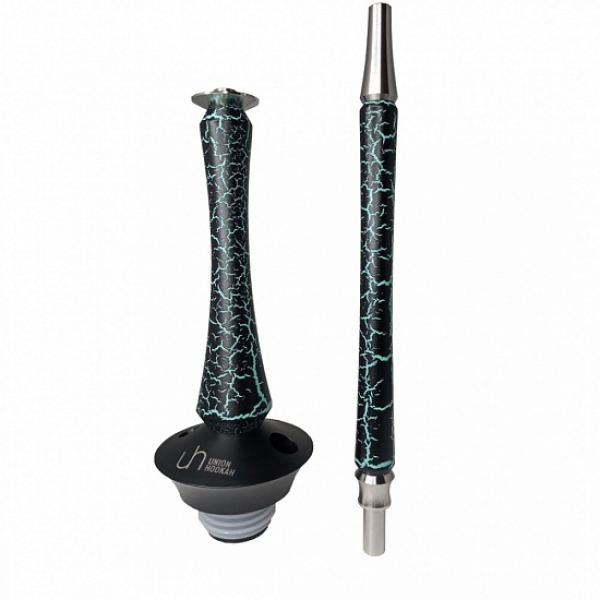 Кальян Union Hookah Sleek Кракле голубой в Сыктывкаре
