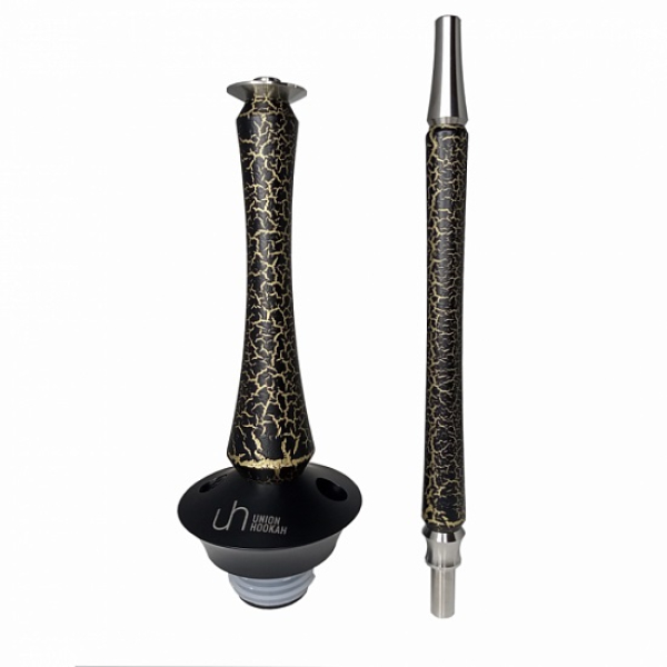 Кальян Union Hookah Sleek Кракле золотой в Сыктывкаре