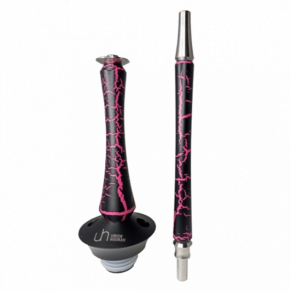 Кальян Union Hookah Sleek Кракле розовый в Сыктывкаре