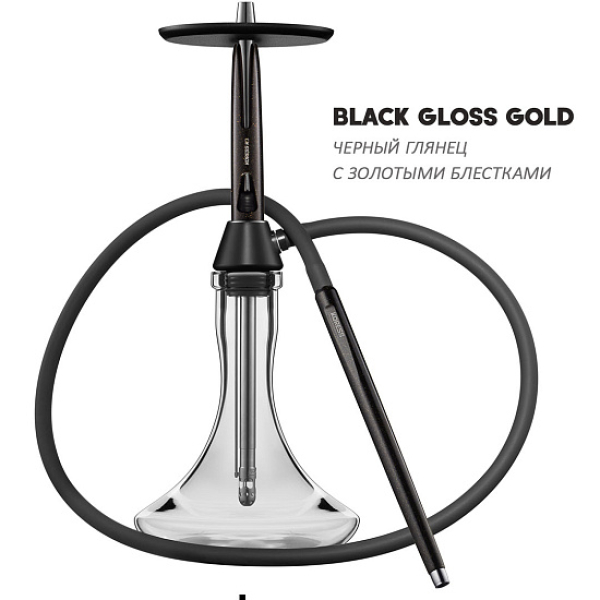 Кальян Koress K3 Black Gloss (Черный,Золотой, 48 см) в Сыктывкаре