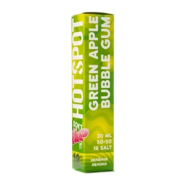 Жидкость HOTSPOT Chow Ultra Green Apple Bubble Gum 30 мл в Сыктывкаре