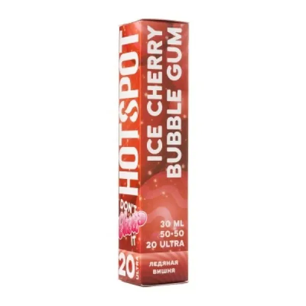 Жидкость HOTSPOT Chow Ultra Ice Cherry Bubble Gum 30 мл в Сыктывкаре