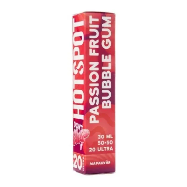 Жидкость HOTSPOT Chow Ultra Passion Fruit Bubble Gum 30 мл в Сыктывкаре