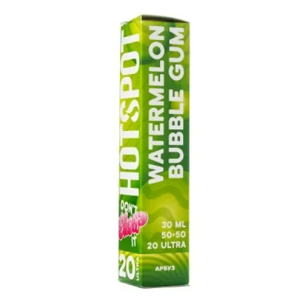 Жидкость HOTSPOT Chow Ultra Watermelon Bubble Gum 30 мл в Сыктывкаре
