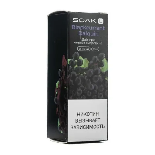 Жидкость SOAK L Blackcurrant Daiquiri 30 мл в Сыктывкаре