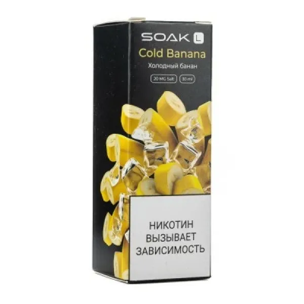 Жидкость SOAK L Cold Banana 30 мл в Сыктывкаре