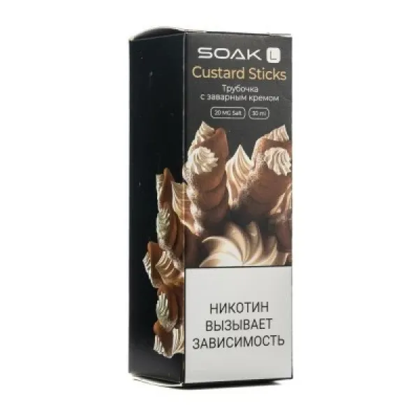 Жидкость SOAK L Custard Sticks 30 мл в Сыктывкаре