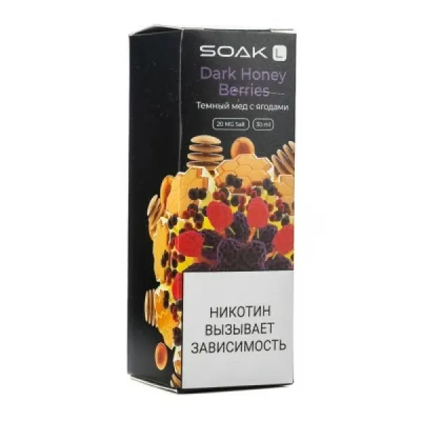 Жидкость SOAK L Dark Honey Berries 30 мл в Сыктывкаре