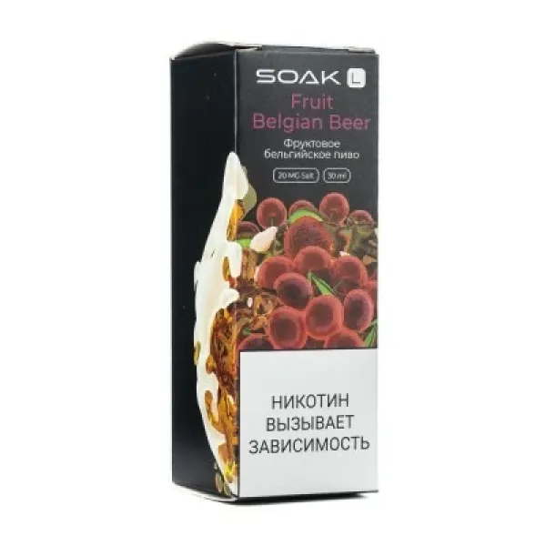Жидкость SOAK L Fruit Belgian Beer 30 мл в Сыктывкаре