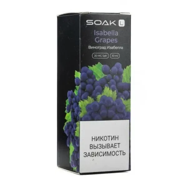 Жидкость SOAK L Isabella Grapes 30 мл в Сыктывкаре