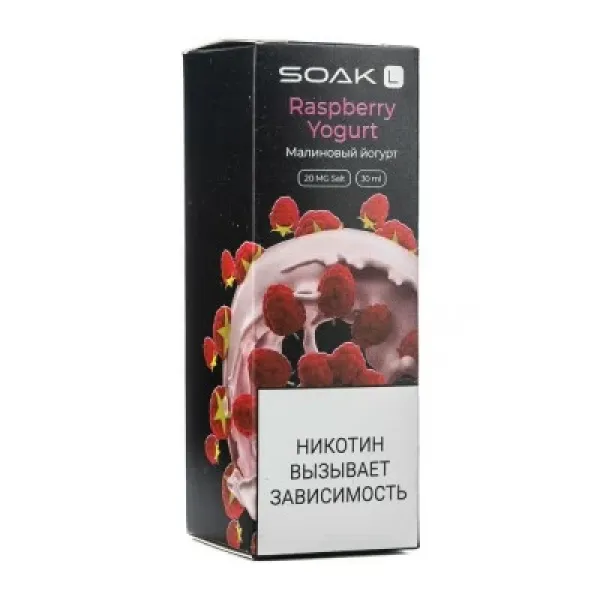 Жидкость SOAK L Raspberry Yogurt 30 мл в Сыктывкаре