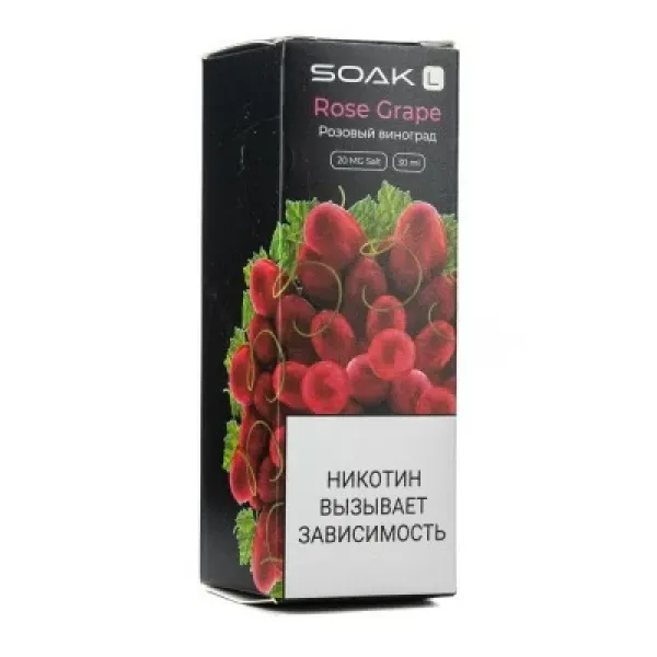 Жидкость SOAK L Rose Grape 30 мл в Сыктывкаре