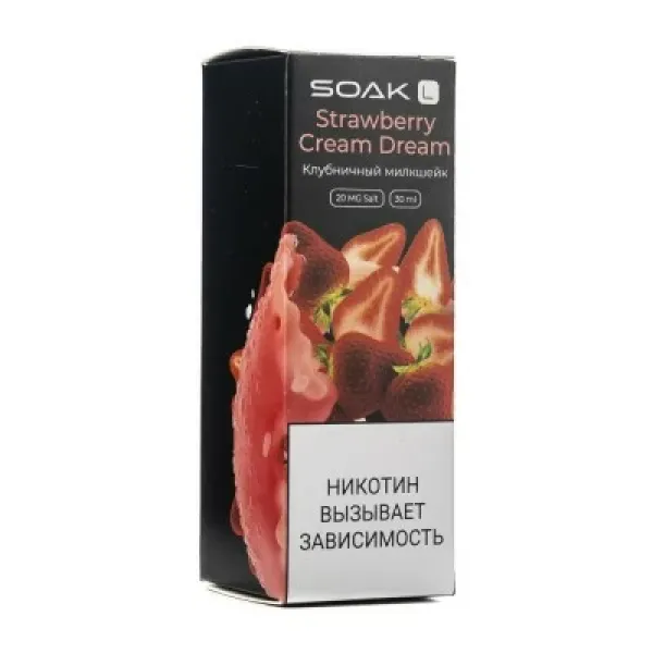 Жидкость SOAK L Strawberry Cream Dream 30 мл в Сыктывкаре