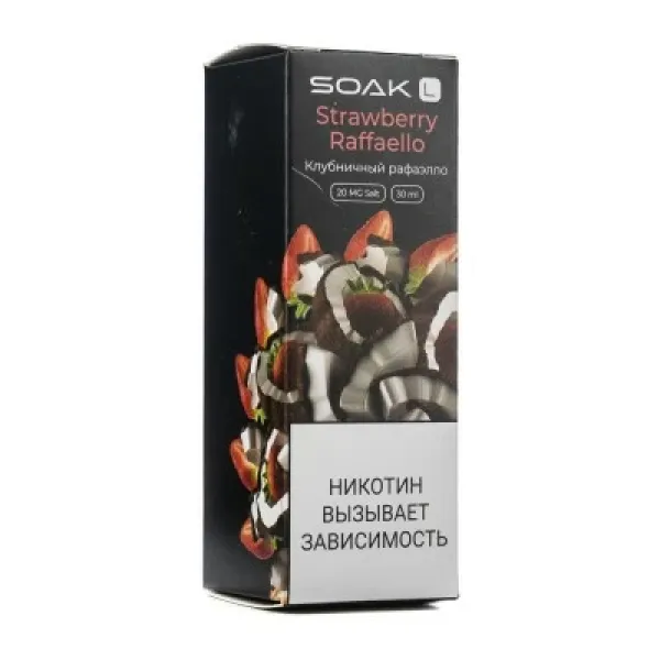 Жидкость SOAK L Strawberry Raffaello 30 мл в Сыктывкаре