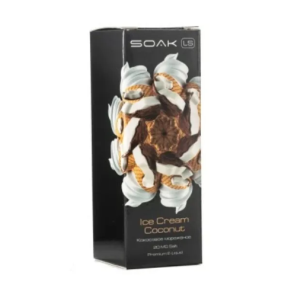 Жидкость SOAK LS Ice Cream Coconut 30 мл в Сыктывкаре